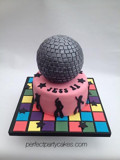 Disco fever cake  - Cake by Perfect Party Cakes (Sharon Ward)