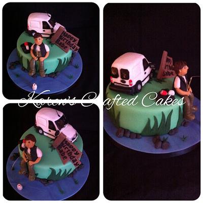 Fishing cake - Cake by Karens Crafted Cakes