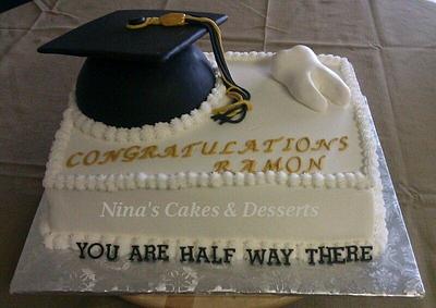 College Graduation Cake - Cake by Annette Colon