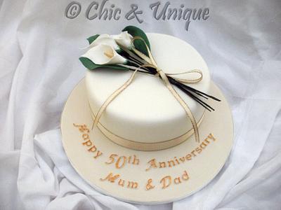 5oth Anniversary - Cake by Sharon Young