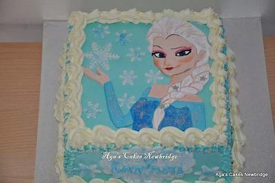 Frozen Elsa - Cake by Agnieszka