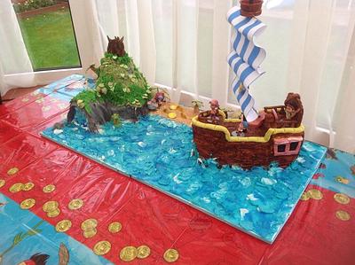 Jake and the never lands inspired cake - Cake by Nina