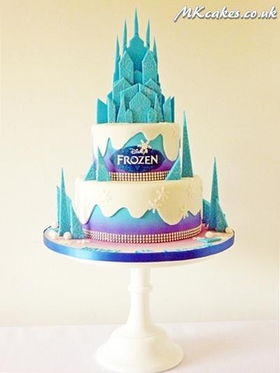 Frozen Castle - Cake by Iwona - MKcakes.co.uk