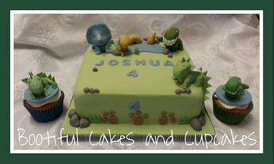 dinos and dragons  - Cake by bootifulcakes