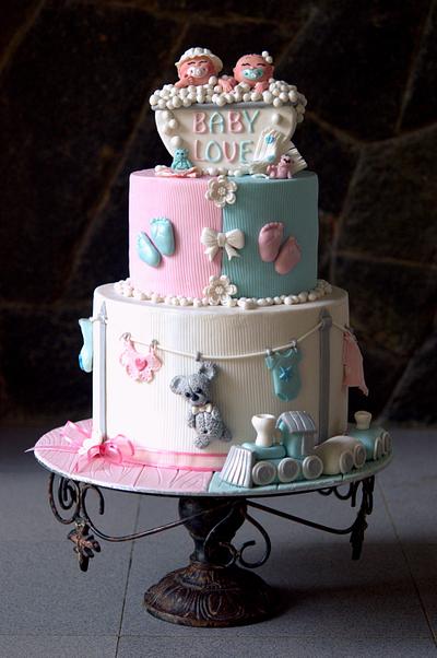 Baby shower - Cake by Slice of Heaven By Geethu