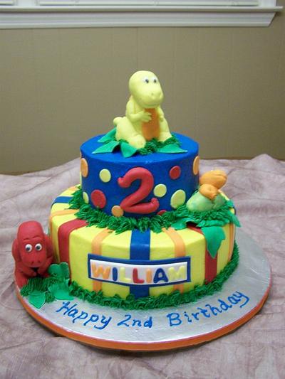Dinosaur Family - Cake by Theresa