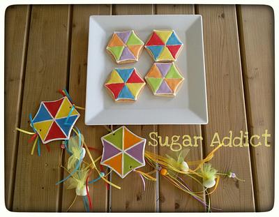 "Kite" themed Christening  - Cake by Sugar Addict by Alexandra Alifakioti