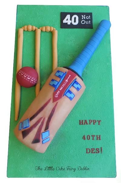 South African Cricket Bat 40th - Cake by Little Cake Fairy Dublin