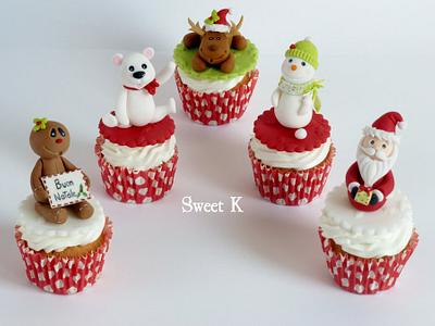 Christmas Cupcakes - Cake by Karla (Sweet K)