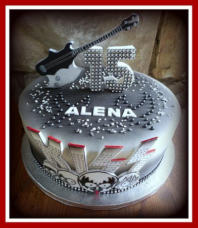 Kiss band - Cake by Petraend
