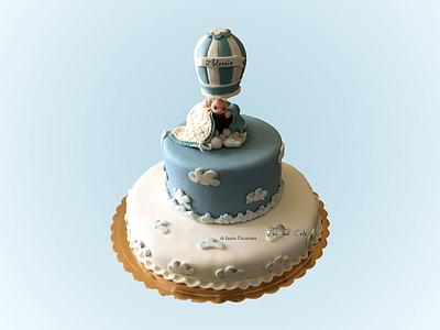 The baby on the balloon - Cake by Laura Ciccarese - Find Your Cake & Laura's Art Studio