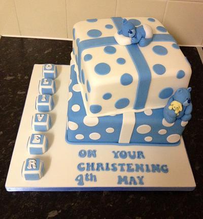 Christening cake - Cake by Daisychain's Cakes