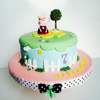Peppa Pig Cake - Cake by Nurisscupcakes