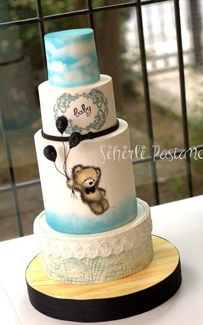 Baby Boy Babyshower Cake - Cake by Sihirli Pastane