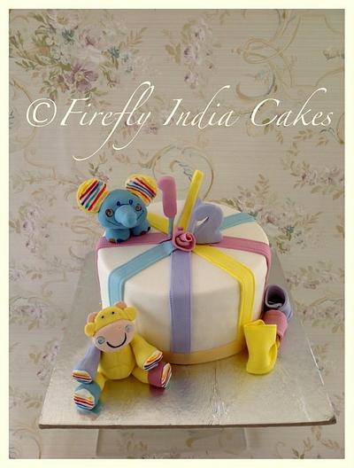 6 month birthday - Cake by Firefly India by Pavani Kaur