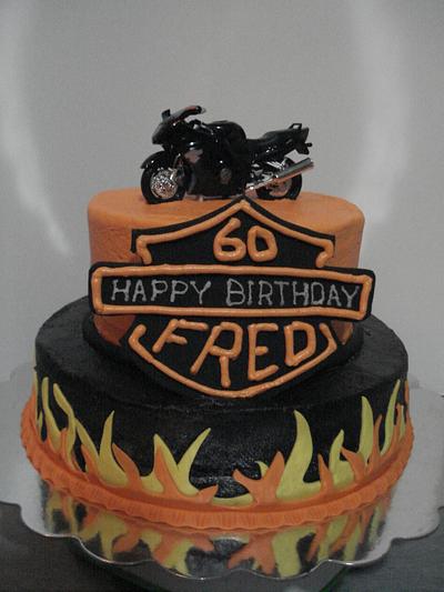 'Harley' Birthday Cake - Cake by Chris Jones