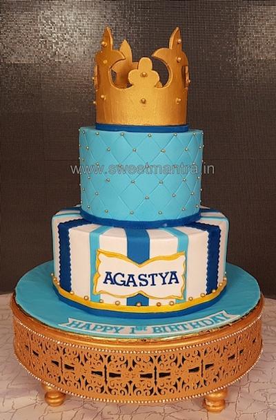 Prince 2 tier cake - Cake by Sweet Mantra Homemade Customized Cakes Pune