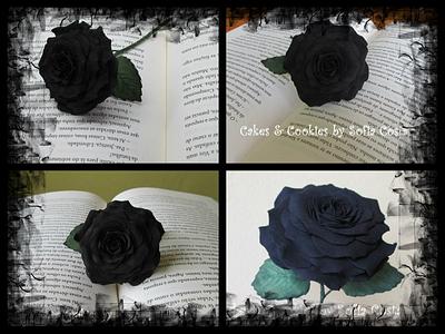 black rose - Cake by Sofia Costa (Cakes & Cookies by Sofia Costa)