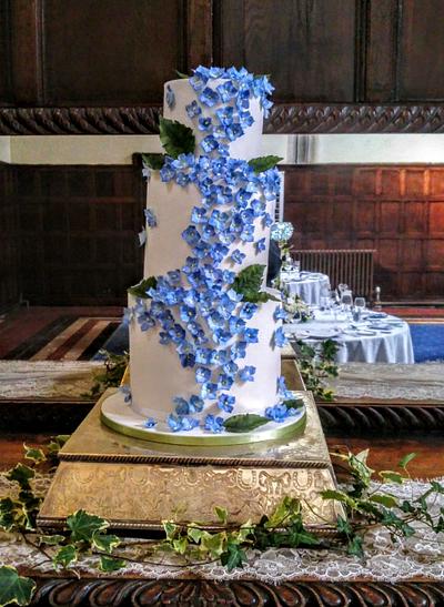 Hydrangea Wedding Cake - Cake by The Rosehip Bakery