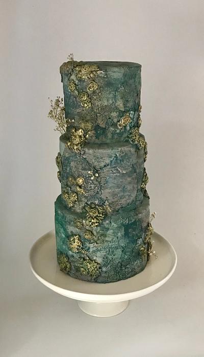 Antique and Stone - Cake by The Noisy Cake Shop