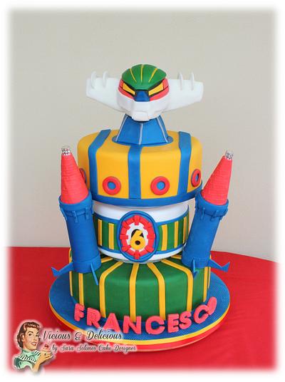 Jeeg robot cake - Cake by Sara Solimes Party solutions