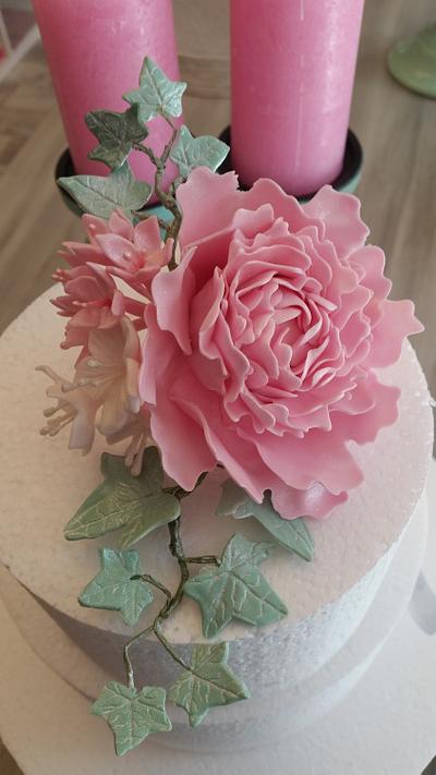 Small Peoniy bouquet - Cake by Birgit