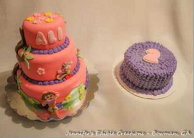 Dora the Explorer Cake - Cake by Jennifer's Edible Creations