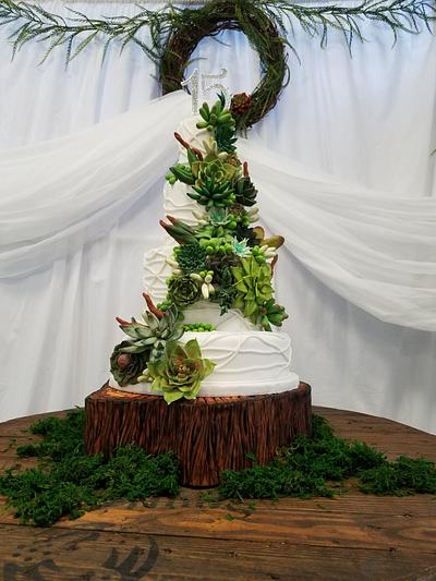 Succulent Sweet 15 - Cake by Yoana Dolce Cake