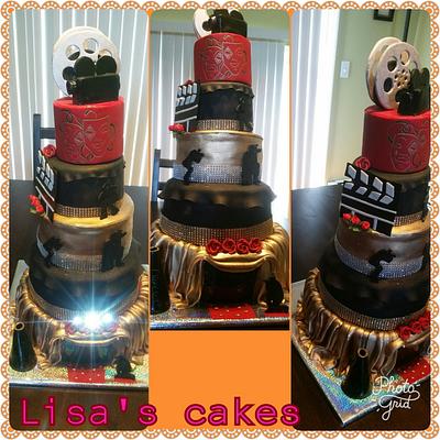 Hollywood/Film Theme Cake - Cake by Lisa