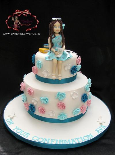 AVA (confirmation cake)  - Cake by Agatha Rogowska ( Cakefield Avenue)