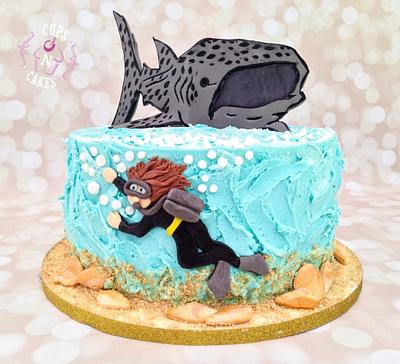 Snorkeling!! - Cake by Cups-N-Cakes 