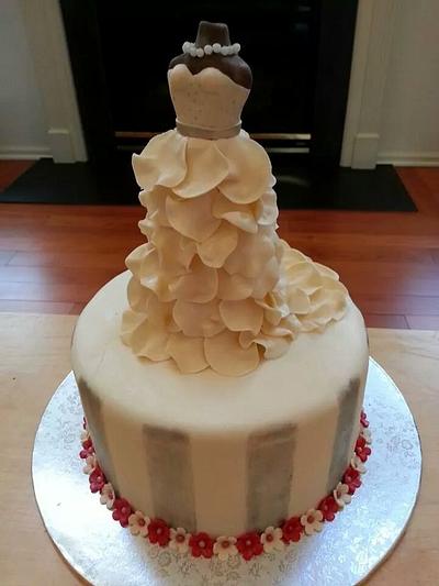 Bridal Shower Cake - Cake by ~ CJ's Sweets ~