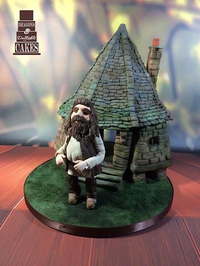 Hagrid and his hut - Cake by Dragons and Daffodils Cakes