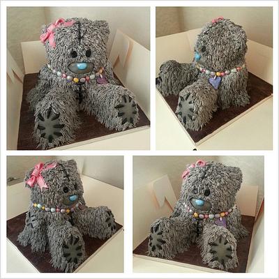 lilly the teddy x  - Cake by kaykes