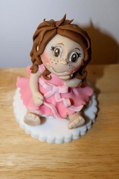 Little bridesmaid figure - Cake by Zoe's Fancy Cakes