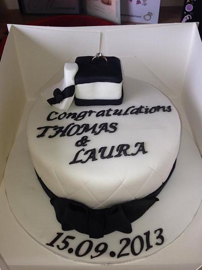 Engagement Cake - Cake by Jodie Taylor