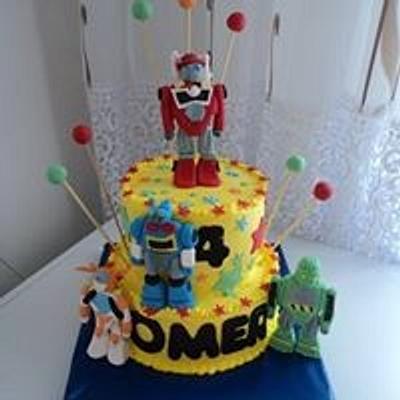 rescue bots cake - Cake by Torte Amela