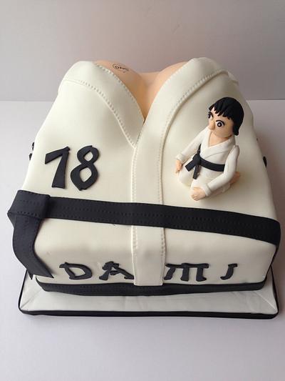 Hot karate cake - Cake by Vanessa Figueroa