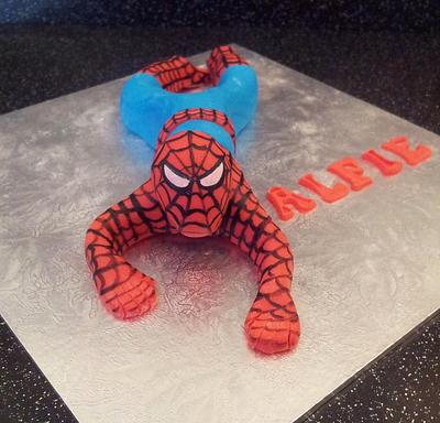 Spiderman Cake Topper - Cake by Sarah Poole