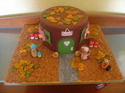 The hedgehog family - Cake by Sofia Costa (Cakes & Cookies by Sofia Costa)