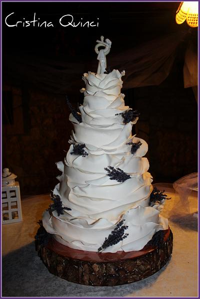  Lavander wedding cake - Cake by Cristina Quinci
