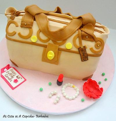 Coach Handbag Birthday Cake  - Cake by Joanna