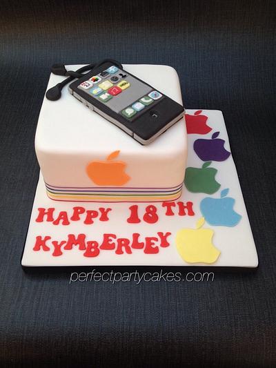 iPhone cake  - Cake by Perfect Party Cakes (Sharon Ward)