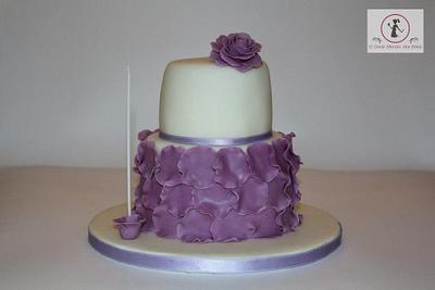 Purple Rose - Cake by Catarina Amaral