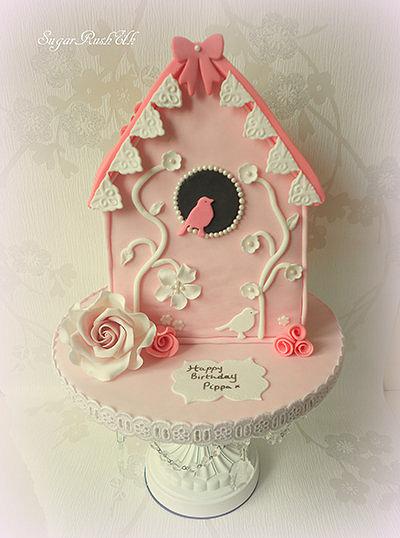Garden Birdhouse Cake - Cake by Syma