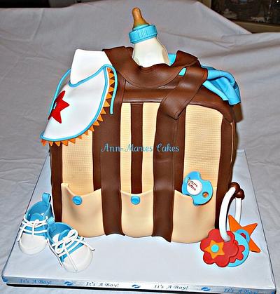 Little Man's Diaper bag - Cake by Ann-Marie Youngblood