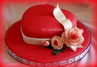 Love is red - Cake by Erika Festa