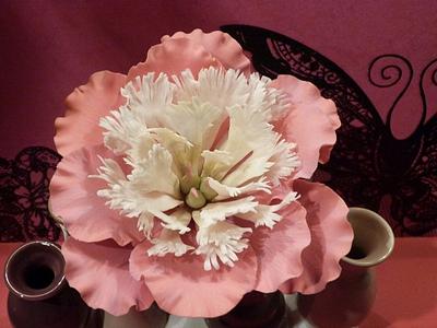 Peony flower - Cake by Carmen Sweetness 