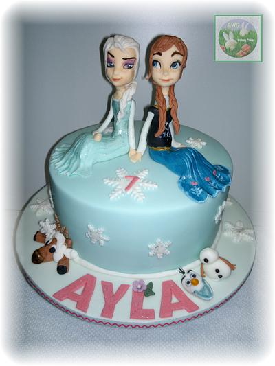 Frozen for Ayla - Cake by AWG Hobby Cakes