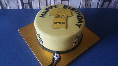 Football Cake BVB Dortmund - Cake by Knuffy121